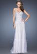 Picture of: Strapless White Lace Prom Gown with Floral Applique in White, Style: 20172, Main Picture