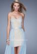 Picture of: Embellished Cocktail Dress with Detachable Chiffon Skirt in Blue, Style: 20446, Detail Picture 2