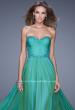 Picture of: Beaded Lace Applique Sweetheart Neckline Prom Dress in Green, Style: 20669, Detail Picture 6