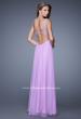 Picture of: Sweetheart Chiffon Prom Dress with Embellishments in Purple, Style: 20678, Back Picture