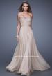 Picture of: Vintage Inspired Strapless Prom Dress with Embellishments in Nude, Style: 20708, Detail Picture 6