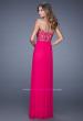 Picture of: Strapless Jersey Prom Dress with Criss Cross Gathers in Pink, Style: 20718, Back Picture