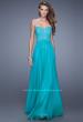 Picture of: Sweetheart Neckline Ling Prom Dress with Cut Outs in Teal, Style: 20734, Detail Picture 1