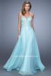 Picture of: Embellished Strapless Gown with Sweetheart Neck in Aqua, Style: 20743, Detail Picture 1