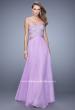 Picture of: Embroidered Bodice Prom Dress with Sweetheart Neck in WIsteria, Style: 20953, Detail Picture 3