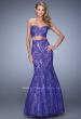 Picture of: Two Piece Lace Dress with Mermaid Skirt in Blue, Style: 21050, Detail Picture 1