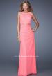 Picture of: Elegant Prom Dress with Sheer Cutouts and Sequins in Pink, Style: 21147, Main Picture