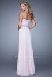 Picture of: Ruched Bodice Prom Dress with Sweetheart Neckline in Pink, Style: 21173, Back Picture