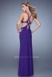 Picture of: Alluring Long Prom Dress with Side Cut Outs and Slit in Purple, Style: 21175, Detail Picture 2