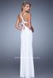 Picture of: Alluring Long Prom Dress with Side Cut Outs and Slit in White, Style: 21175, Detail Picture 3