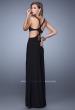 Picture of: Alluring Long Prom Dress with Side Cut Outs and Slit in Black, Style: 21175, Detail Picture 4