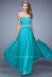 Picture of: Elegant Long Prom Dress with Beaded Embroidery in Green, Style: 21177, Detail Picture 1