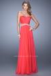 Picture of: Elegant Long Prom Dress with Beaded Embroidery in Red, Style: 21177, Detail Picture 4