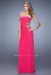 Picture of: Rhinestone Glamorous Prom Dress with Cut Outs in Pink, Style: 21197, Main Picture