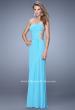 Picture of: Rhinestone Glamorous Prom Dress with Cut Outs in Aqua, Style: 21197, Detail Picture 3