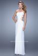 Picture of: Rhinestone Glamorous Prom Dress with Cut Outs in White, Style: 21197, Detail Picture 4