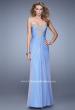 Picture of: Beaded Embroidery Prom Dress with Gathered Bodice in Purple, Style: 21214, Detail Picture 2