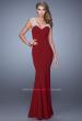 Picture of: Sweetheart Neckline Prom Dress with Sheer Straps in Red, Style: 21221, Detail Picture 1
