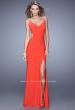 Picture of: Sultry Sleeveless Dress with Stones and Open Back in Red, Style: 21227, Detail Picture 2