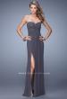 Picture of: Glam Embellished Prom Gown with Open Back in Gray, Style: 21235, Detail Picture 3