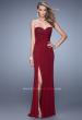Picture of: Glam Embellished Prom Gown with Open Back in Red, Style: 21235, Detail Picture 4