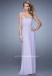 Picture of: Ruched Fully Embellished Long Prom Dress in Purple, Style: 21237, Detail Picture 1