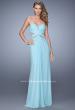 Picture of: Strapless Prom Dress with Beaded Embroidery Cut Outs in Mint, Style: 21256, Detail Picture 2