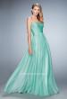Picture of: High Waist Strapless Prom Dress with Basket Weave Design in Green, Style: 21257, Detail Picture 1