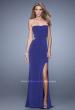 Picture of: Bold Jersey Prom Dress with Sweetheart Neckline in Purple, Style: 21265, Detail Picture 3