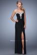 Picture of: Graceful Prom Dress with Ruching and Beaded Embroidery in Black, Style: 21275, Detail Picture 3