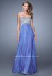 Picture of: Long Sweetheart Neckline Prom Dress with Empire Waist in Purple, Style: 21289, Main Picture