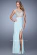 Picture of: Embellished Prom Dress with Stones and Keyhole Back in Mint, Style: 21303, Detail Picture 2