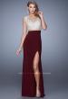 Picture of: Embellished Prom Dress with Stones and Keyhole Back in Burgundy, Style: 21303, Detail Picture 4