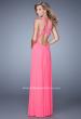 Picture of: Plunging Neckline Prom Gown with Gathered Bust in Pink, Style: 21330, Main Picture