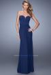 Picture of: Gathered Bodice Prom Dress with Sweetheart Neckline in Navy, Style: 21343, Detail Picture 1