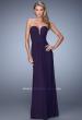 Picture of: Gathered Bodice Prom Dress with Sweetheart Neckline in Purple, Style: 21343, Detail Picture 2