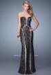 Picture of: Lace Prom Dress with Sweetheart Neck and Cut Outs in Black, Style: 21376, Main Picture
