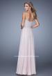 Picture of: Scalloped Sweetheart Neck Prom Dress with Beading in Pink, Style: 21397, Back Picture