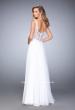 Picture of: Graceful Prom Dress with Pleated Sweetheart Neckline in White, Style: 21550, Back Picture