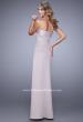 Picture of: Strapless Prom Dress with Intricate Beaded Embroidery in Champagne, Style: 21554, Back Picture