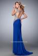 Picture of: Sexy Jersey Gown with Rhinestones and a Train in Blue, Style: 21818, Main Picture