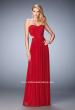 Picture of: Long Prom Dress with Cut Outs and a Slight Train in Red, Style: 21948, Main Picture