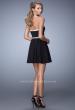 Picture of: Sweetheart Neckline Ling Prom Dress with Bow Belt in Black, Style: 21986, Back Picture