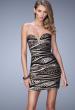Picture of: Long Sequin Patterned Dress with Sweetheart Neckline in Black, Style: 21987, Main Picture