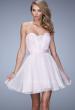 Picture of: Rhinestone Chiffon Prom Dress with Rhinestones in Pink, Style: 21994, Main Picture