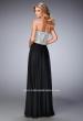 Picture of: Sweetheart Neckline Prom Dress with Sparkling Gems in Black, Style: 22137, Back Picture