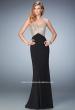 Picture of: Racer Back Mermaid Prom Dress with Crystals and Sequins in Black, Style: 22189, Main Picture