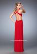 Picture of: Sexy Prom Dress with Cut Outs and Open Back in Red, Style: 22224, Back Picture