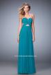 Picture of: Long Prom Dress with Embellishments and Cut Outs in Green, Style: 22230, Detail Picture 2
