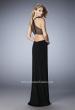 Picture of: Elegant Prom Dress with Sheer Back and Rhinestones in Black, Style: 22288, Detail Picture 2